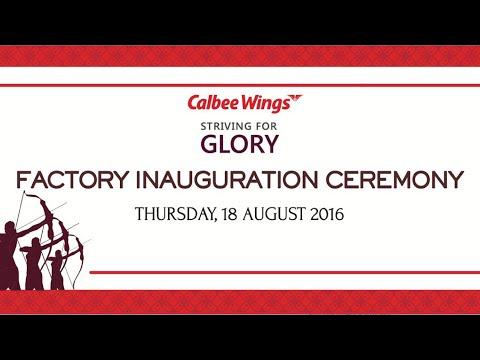 Factory Inauguration of Calbee Wings